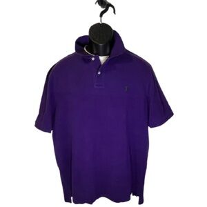 Polo Ralph Lauren | Iconic Mens Mesh Polo Shirt Classic Fit | Chalet Purple | XL